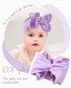 Picture of doboi Baby Girl Headbands, 12pcs Nylon Headbands with Big Baby Bows, Hair Accessories for Infant Newborn Toddler