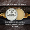 Picture of SALTY FISH All-Natural Leather Conditioner and Cleaner,Made with Mink Oil Beeswax,Protect Soften Waterproof Leather Furniture,Car Seats,Shoes,Boots,Bags (7.5 Oz)
