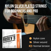 Picture of Classical Guitar Strings with Ball End - Fast&Easy Restring - 5 Guitar Accessories Inside - Silver Nylon Guitar Strings for Classical Guitar - Cuerdas Para Guitarra