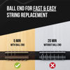 Picture of Classical Guitar Strings with Ball End - Fast&Easy Restring - 5 Guitar Accessories Inside - Silver Nylon Guitar Strings for Classical Guitar - Cuerdas Para Guitarra
