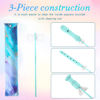 Picture of Soprano Recorder for Kids Beginners, German Fingering, C Key, 3 Piece with Cleaning Rod, Bag, Fingering Chart (Lake Green)…