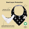 Picture of 10-Pack Organic Baby Bandana Bibs - Organic Cotton Bandana Bibs for Boys, Girls - Super Absorbent Bandana Drool Bibs - Teething Bibs - Baby Bibs for Infant, Toddler (MONOS)