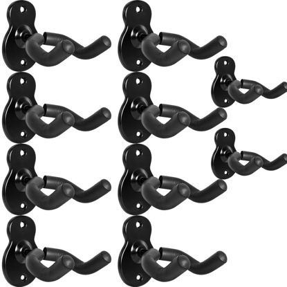 Picture of WOGOD Guitar Hanger Wall Mount 10 Pack Guitar Hangers Hooks Holder Wall Stand Mount