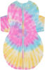 Picture of Happiest Baby SNOO Sleep Sack - 100% Organic Cotton Baby Swaddle Blanket - Doctor Designed Promotes Healthy Hip Development (Tie Dye Rainbow, X-Large)