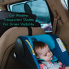 Picture of kinder Fluff Car Window Shade (4X Transparent Sunshades) - The Only Certified Car Window Sun Shade for Driver Proven to Block 99.95% UVR - Car Window Sun Protection - Standard