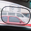 Picture of kinder Fluff Car Window Shade (4X Transparent Sunshades) - The Only Certified Car Window Sun Shade for Driver Proven to Block 99.95% UVR - Car Window Sun Protection - Jumbo