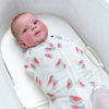 Picture of Happiest Baby SNOO Sleep Sack - 100% Organic Cotton Baby Swaddle Blanket - Doctor Designed Promotes Healthy Hip Development (Ivory Watermelons, X-Large)