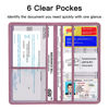 Picture of Valardoh Premium Car Registration and Insurance Card Holder, Car Document Holder for Cards, Driver License & other Essential Documents (Purple)