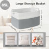 Picture of Goodpick Large Blanket Basket, Storage Baskets for Organizing, Woven Basket for Blankets, Clothes, Toy Baskets Storage Kids, Rectangle Rope Baskets for Storage, 23.6" x 15.7" x 13.8"