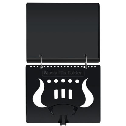 Picture of Amylove Music Flip Folder Marching Band Plastic Flip Folder with 20 Windows (40 Pcs Sheets)