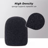 Picture of SoloCast Microphone Pop Filter Windscreen - Noise Reduction Gaming Mic Foam Covers, Mic Foam Cover Pop Filter Compatible with HyperX SoloCast White by SUNMON