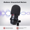 Picture of SoloCast Microphone Pop Filter Windscreen - Noise Reduction Gaming Mic Foam Covers, Mic Foam Cover Pop Filter Compatible with HyperX SoloCast White by SUNMON