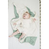 Picture of Konssy Baby Blankets for Unisex Boys Girls, Super Soft Nursery Minky Blankets with Muslin Cotton Front and Dotted Fleece Backing, Printed Bed Throws Newborn