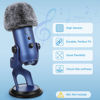 Picture of ZealSound Blue Yeti Pop Filter for Blue Yeti Microphone,Mic Foam Cover with Furry Windscreen Muff windshield for ZealSound K66/Yeti/Yeti X/Yeti Nano/Blue Yeti Pro/AM8/SoloCast and More USB Mics