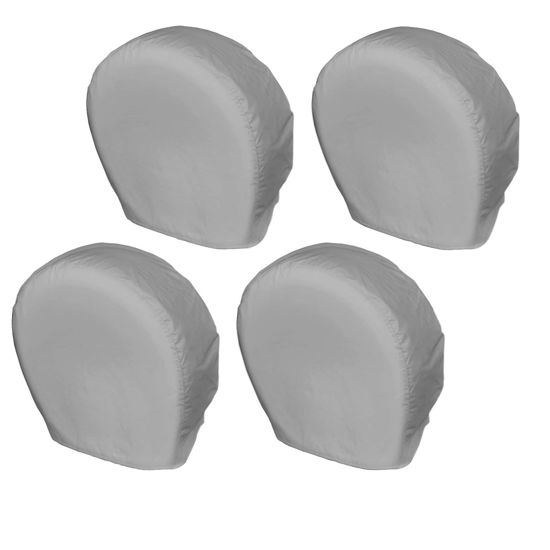 Picture of Explore Land Tire Covers 4 Pack - Tough Tire Wheel Protector for Truck, SUV, Trailer, Camper, RV - Universal Fits Tire Diameters 21-22.75 inches, Charcoal