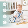 Picture of Cute Castle Baby Sleep Sack 18-24 Months - Lightweight 100% Cotton 2-Way Zipper TOG 0.5 Infant Wearable Blanket, Newborn Essentials Toddler Sleep Clothes (3 Pack Blue)