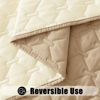 Picture of Smiry Waterproof Dog Blanket, Soft Dog Bed Cover Pet Blanket, Reversible Couch Cover for Dogs Washable, Pet Couch Covers for Sofa Furniture Protector for Puppy Cat (30x53 Inch, Camel/Beige)