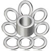 Picture of 24-PCS Oil Drain Plug Gasket Washer- Aluminum M14 Crush Washer Oil Drain Plug- Premium Seal Replaces for OEM 94109-14000, Honda, Accord, Acura, Civic, Ridgeline, Odyssey, CR-V, Pilot, Fit, Element