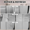 Picture of Leather Recoloring Balm,8.5oz Leather Color Restorer,Gray Leather Repair kit for Furniture and Car Interior,Leather Couch Scratch Repair,Leather Dye Paint for Faded,Cracked and Damaged Leather