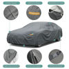 Picture of GUNHYI 16 Layers Car Cover Waterproof All Weather, Heavy Duty Full Exterior Cover Universal Fit Coupe Dodge Challenger/Charger, Chevrolet Malibu, Hyundai Genesis, Jaguar XJ, Pontiac Firebird etc.