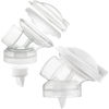 Picture of Nenesupply Connectors Compatible with Medela Personal Fit Flex Connector. Work with Pump in Style Maxflow Freestyle Flex Swing Maxi Breastpumps Not Original Medela Pump Parts. Incl. Membrane and Valve