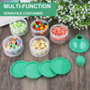 Picture of Accmor Formula Dispenser On The Go, 5 Compartments Stackable Formula Container for Travel, Baby Milk Powder Kids Snack Container, BPA Free