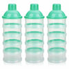 Picture of Accmor Formula Dispenser On The Go, 5 Compartments Stackable Formula Container for Travel, Baby Milk Powder Kids Snack Container, BPA Free