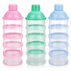 Picture of Accmor Formula Dispenser On The Go, 5 Compartments Stackable Formula Container for Travel, Baby Milk Powder Kids Snack Container, BPA Free
