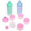 Picture of Accmor Formula Dispenser On The Go, 5 Compartments Stackable Formula Container for Travel, Baby Milk Powder Kids Snack Container, BPA Free
