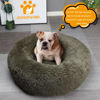 Picture of nononfish Dog Bed Mat for Medium Dogs, Army Green Orthopedic Pet Bed, 30x30x7 inches, High Density Fiber Cotton, Stuffed, Washable, Indoor, 30 pounds Weight Capacity