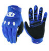 Picture of Seibertron Youth Dirtpaw Unisex MX ATV MTB Racing Gloves - Full Finger Touchscreen Glove for Bicycle Cycling Mountain Biking Motorcycle and Motocross Blue L