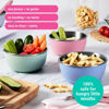 Picture of Elk and Friends Stainless Steel Bowls with Silicone Sleeve for Babies & Toddlers | Lids Included | Stay Put Suction | Cereal & Snack Bowls | 4 Pack