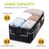 Picture of MIU COLOR Trunk Organizer for SUV (Black Gray, Large)