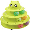 Picture of UPSKY Cat Toy Roller 3-Level Turntable Cat Toy Balls with Six Colorful Balls Interactive Kitten Fun Mental Physical Exercise Puzzle Toys.