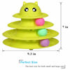 Picture of UPSKY Cat Toy Roller 3-Level Turntable Cat Toy Balls with Six Colorful Balls Interactive Kitten Fun Mental Physical Exercise Puzzle Toys.