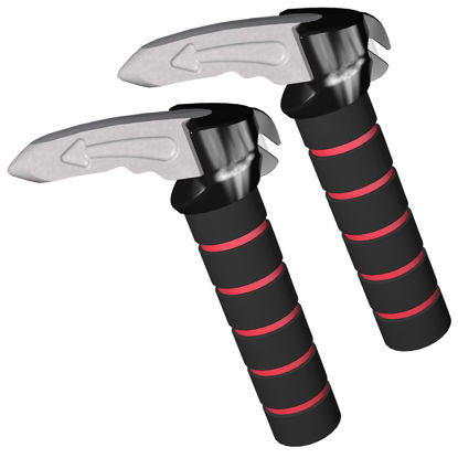 Picture of EVEME 2 Pack Car Door Handle for Elderly Car Handle Assist,Handle for Car Door for Elderly,Car Handle for Elderly,Support Handle Multifunction Handle Car Door Latch Handle (Upgrade-Red-2 Packs)