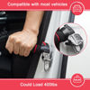 Picture of EVEME 2 Pack Car Door Handle for Elderly Car Handle Assist,Handle for Car Door for Elderly,Car Handle for Elderly,Support Handle Multifunction Handle Car Door Latch Handle (Upgrade-Red-2 Packs)