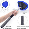 Picture of desin Windshield Cleaning Tool, Car Window Cleaner Windshield Cleaner with 4 Reusable and Washable Microfiber Pads and Extendable Handle Auto Inside Glass Wiper Kit