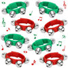 Picture of POPLAY 8PCS Christmas Wrist Bells, Wrist Band Jingle Bells Percussion Instruments Musical Rhythm Toys for Chrismtas Party Favors Decorations
