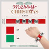 Picture of POPLAY 8PCS Christmas Wrist Bells, Wrist Band Jingle Bells Percussion Instruments Musical Rhythm Toys for Chrismtas Party Favors Decorations