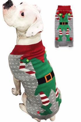 Picture of BOBIBI Ugly Christmas Dog Sweaters Pet Dog Winter Knitwear Warm Clothes