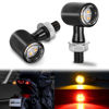 Picture of Nilight Motorcycle Rear LED Turn Signals Brake Tail Light Red Yellow Beam Mini Size Blinkers Compatible with Harley Honda Kawasaki Suzuki Triumph Yamaha Cruiser