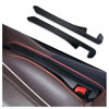 Picture of IHOTDER 2PCS Car Seat Gap Filler - Car Seat Gap Filler Organizer for Holding Phone,Key,Purse - Universal Car Gap Filler Fits Car Truck SUV Car Interior Accessories (Black/2PCS)…
