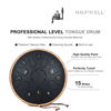 Picture of HOPWELL Steel Tongue Drum - 15 Note 12 Inch Tongue Drums - Percussion Instruments - Hand Pan Drum with Music Book, Drum Mallets and Carry Bag, D Major, Black