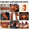 Picture of Leather Recoloring Balm,8.5oz Leather Color Restorer,Light Brown Leather Repair kit for Furniture and Car Interior,Leather Couch Scratch Repair,Leather Dye Paint for Faded,Cracked and Damaged Leather