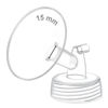 Picture of Maymom Pump Part Compatible with Spectra S1,S2 Spectra 9 Plus Breastpump; Incl Wide Mouth Flange (One flange-15mm. Flange) Not Original Spectra Flange; Not Spectra Baby USA Parts