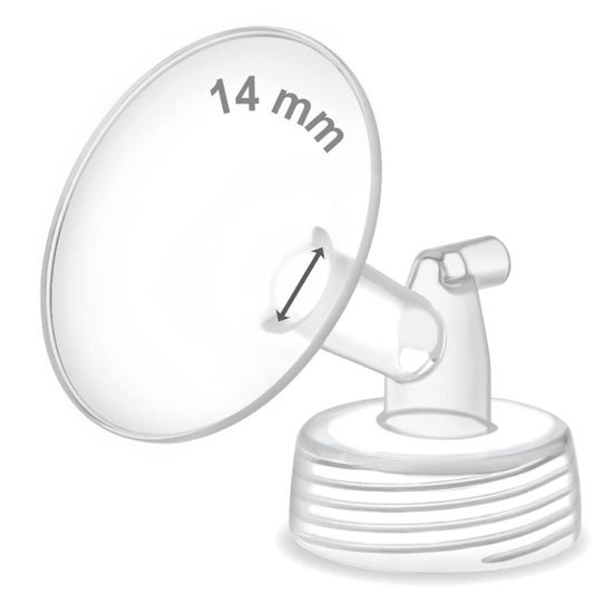 Picture of Maymom Pump Part Compatible with Spectra S1,S2 Spectra 9 Plus Breastpump; Incl Wide Mouth Flange (One flange-14mm Flange) Not Original Spectra Flange; Not Spectra Baby USA Parts