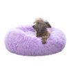 Picture of Purple Dog Bed for Small Dogs 19 Inch Donut Cuddler Plush Cat Calming Bed with Machine Washable, Non-Slip Fluffy Dog & Cat Calming Cushion Bed for Joint-Relief and Sleep Improvement