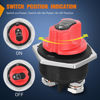 Picture of Nilight Battery Disconnect Switch 300A Master Disconnect Isolator 12V-48V On Off Power Cutoff Switch Waterproof Heavy Duty for Marine Boat Car RV ATV UTV Yacht, 2 Years Warranty
