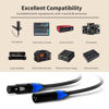 Picture of AuxLink XLR Cable, XLR Microphone Cable Male to Female 25ft 2 Pack, Balanced XLR Speaker Cable Suitable for Microphones, Preambles, Speaker Systems, Radio Station and More